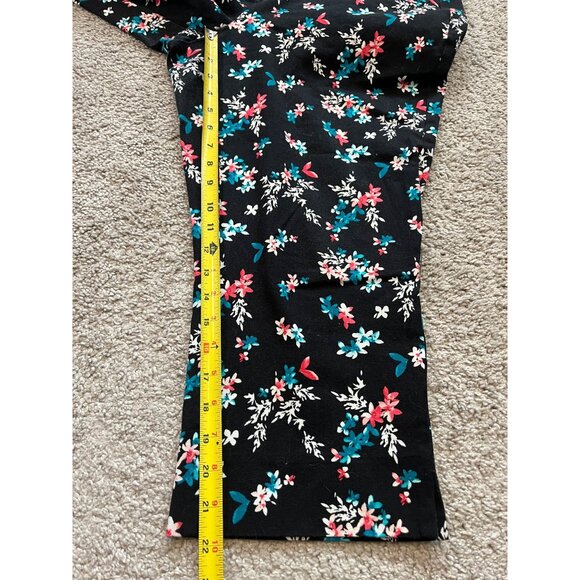 Lane Bryant Womens Floral Print The Allie Capri Pants Size 16 Stretch Comfort - Picture 5 of 7